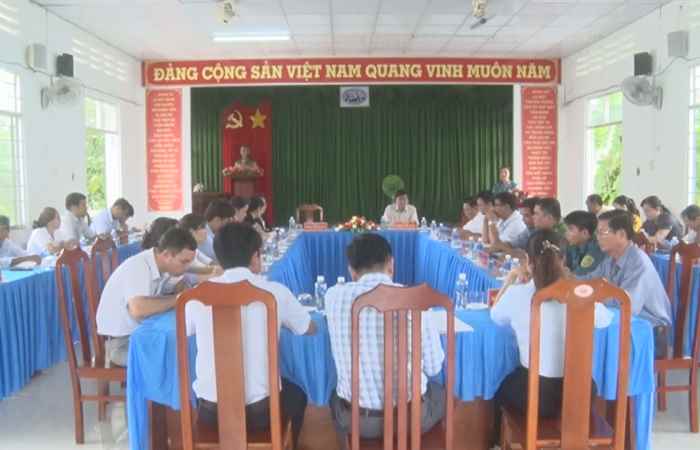 Ngã Năm: Đảng ủy xã Long Bình sơ kết tình hình thực hiện nhiệm vụ chính trị 9 tháng năm 2023